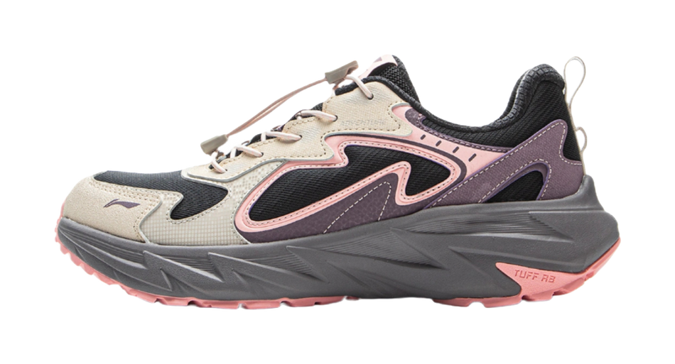 Li Ning children's outdoor synthetic leather vertical and horizontal V2 simple casual grip children's outdoor shoes  VJSNEAKER