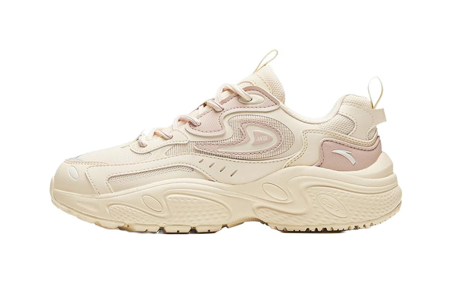 Anta Starlight Breathable Support Low top Chunky Sneakers Women's Ecru 