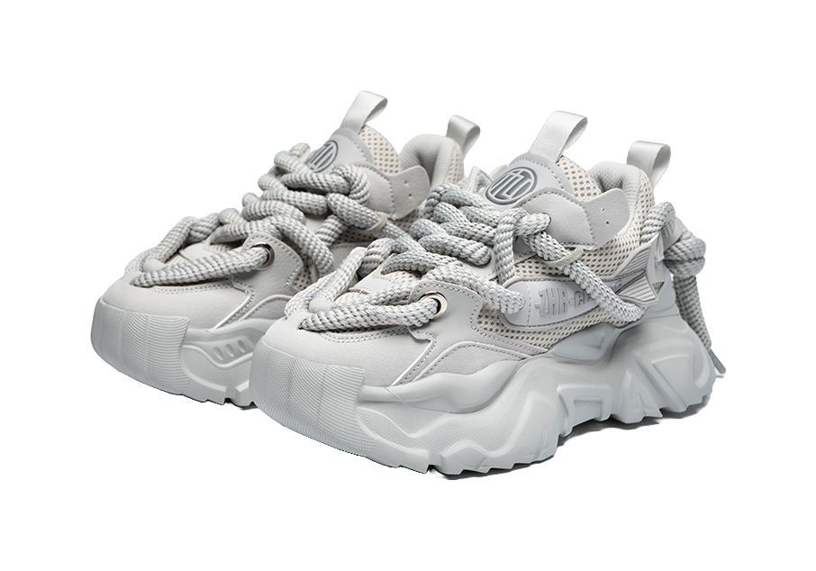 ZHR Flying Fish Model Breathable And Lightweight Low top Chunky Sneakers Unisex 