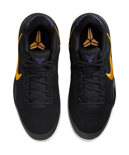 Nike Kobe 8 Abrasion Resistant Low top Childrens Basketball Shoes Black Unisex  vjsneaker.com