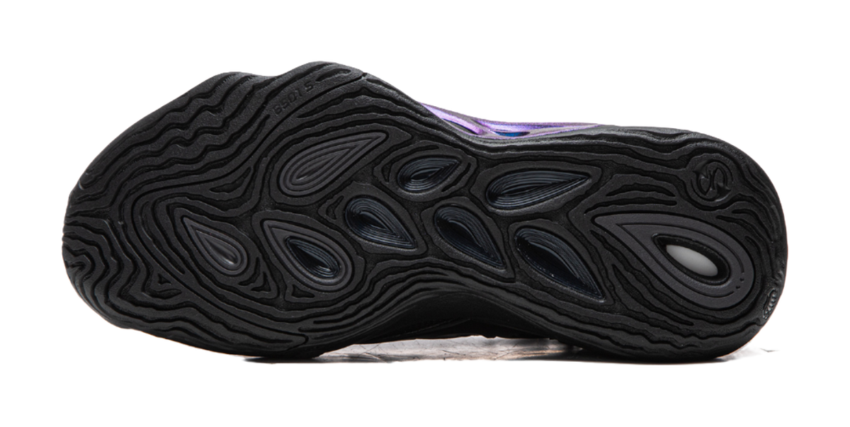 Li-Ning BadFive Sniper 2 Super "Purple Lightning Flash" ABFW013-6 - Outdoor Basketball Shoe Unisex Black Purple