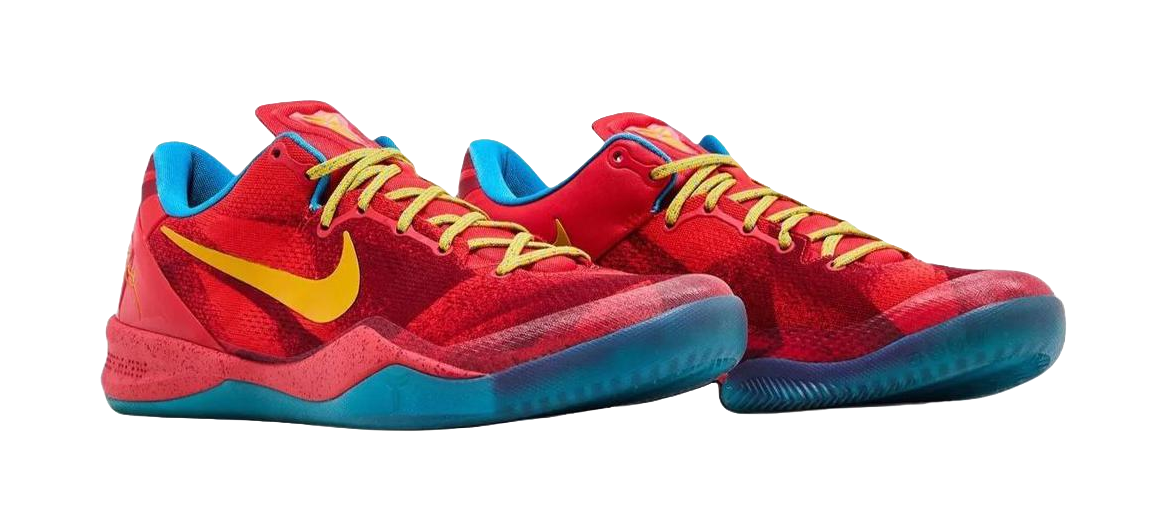 Nike Kobe 8 Rebound Grip Low top Basketball Shoes Unisex Red  vjsneaker.com