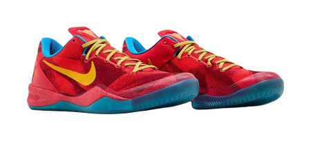 Nike Kobe 8 Rebound Grip Low top Basketball Shoes Unisex Red  vjsneaker.com