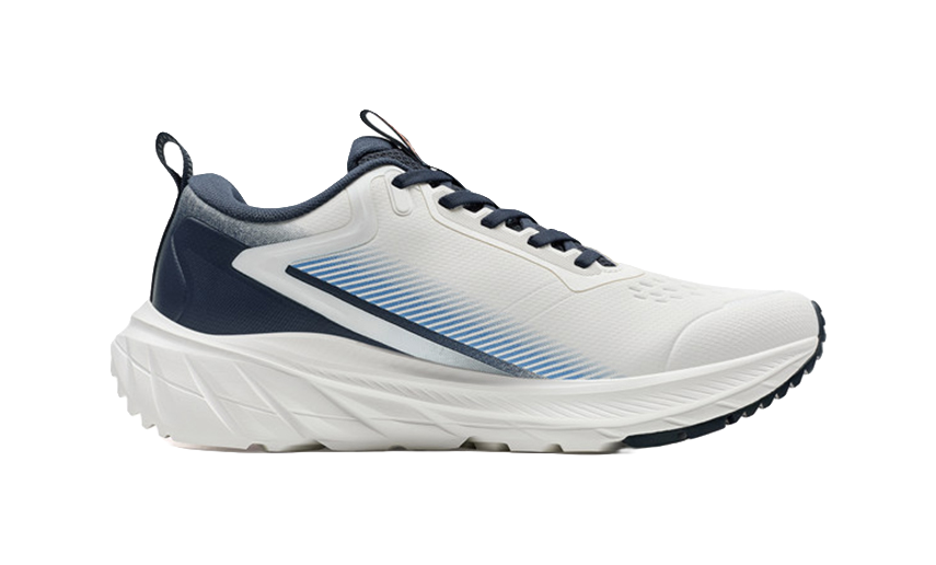 XTEP Comfortably Slip Resistant Coverage Rebound Low top Running Shoes Men's White Blue 