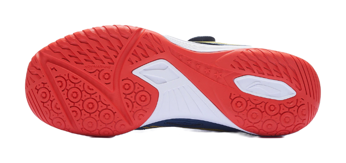 Li-Ning Mage ESS "Blue Purple Yellow" APTT001-5 - Table Tennis Shoe Unisex Blue Purple Yellow