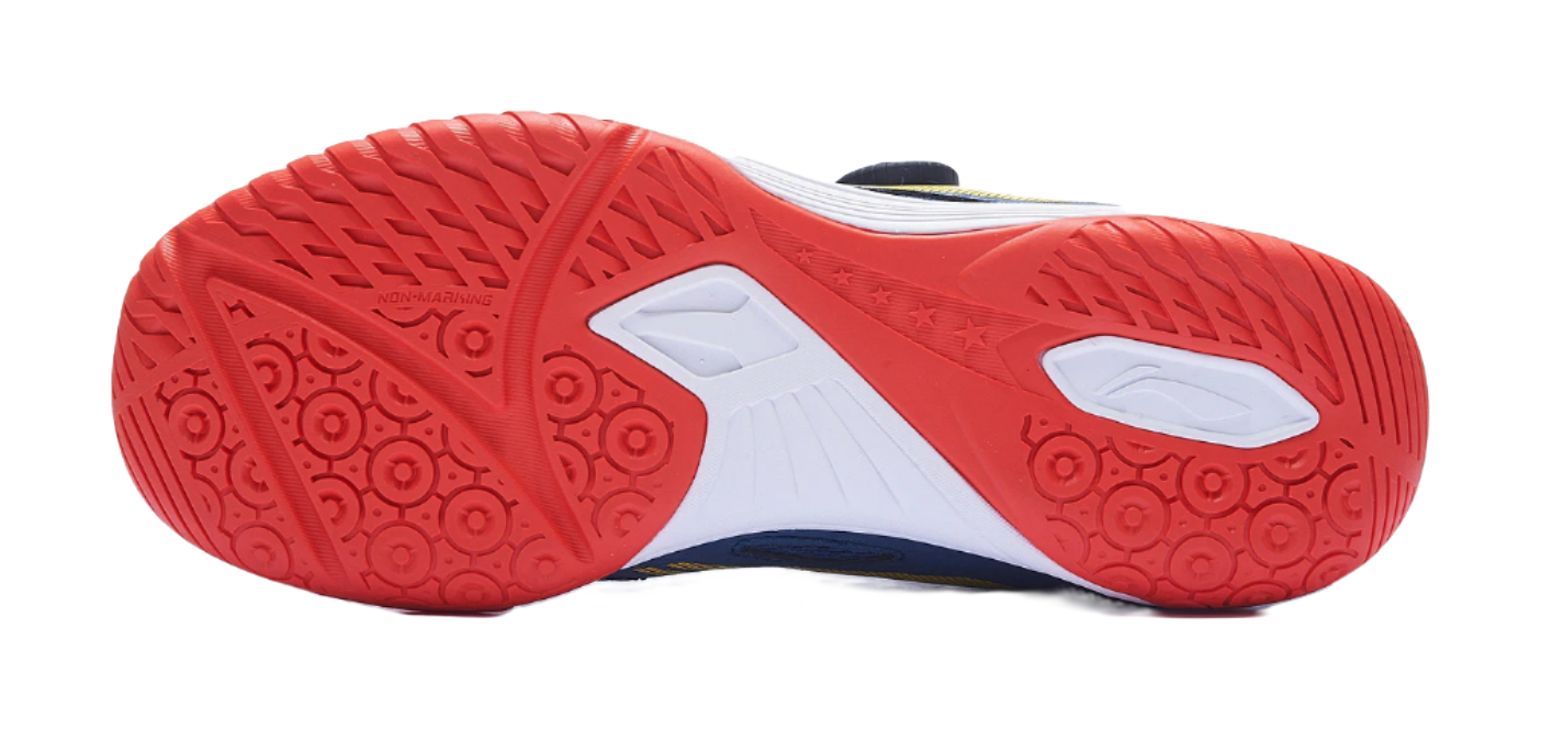 Li-Ning Mage ESS "Blue Purple Yellow" APTT001-5 - Table Tennis Shoe Unisex Blue Purple Yellow