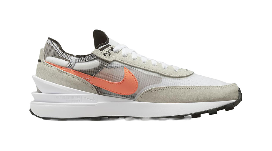 Nike Waffle One White Orange Trace  vjsneaker.com
