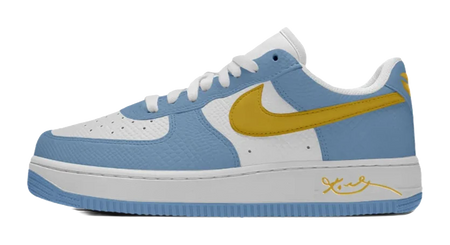 Nike Air Force 1 Low top Skateboard Shoes Mens Blue  vjsneaker.com