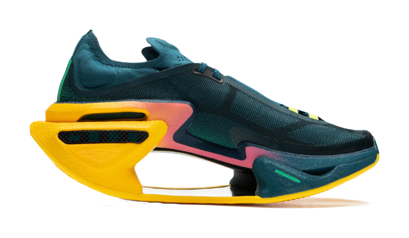 Li Ning Shadow 3.0 Fabric Cushioning Abrasion Resistant Breathable Rebound Low top Casual Running Shoes Unisex Green  VJsneaker