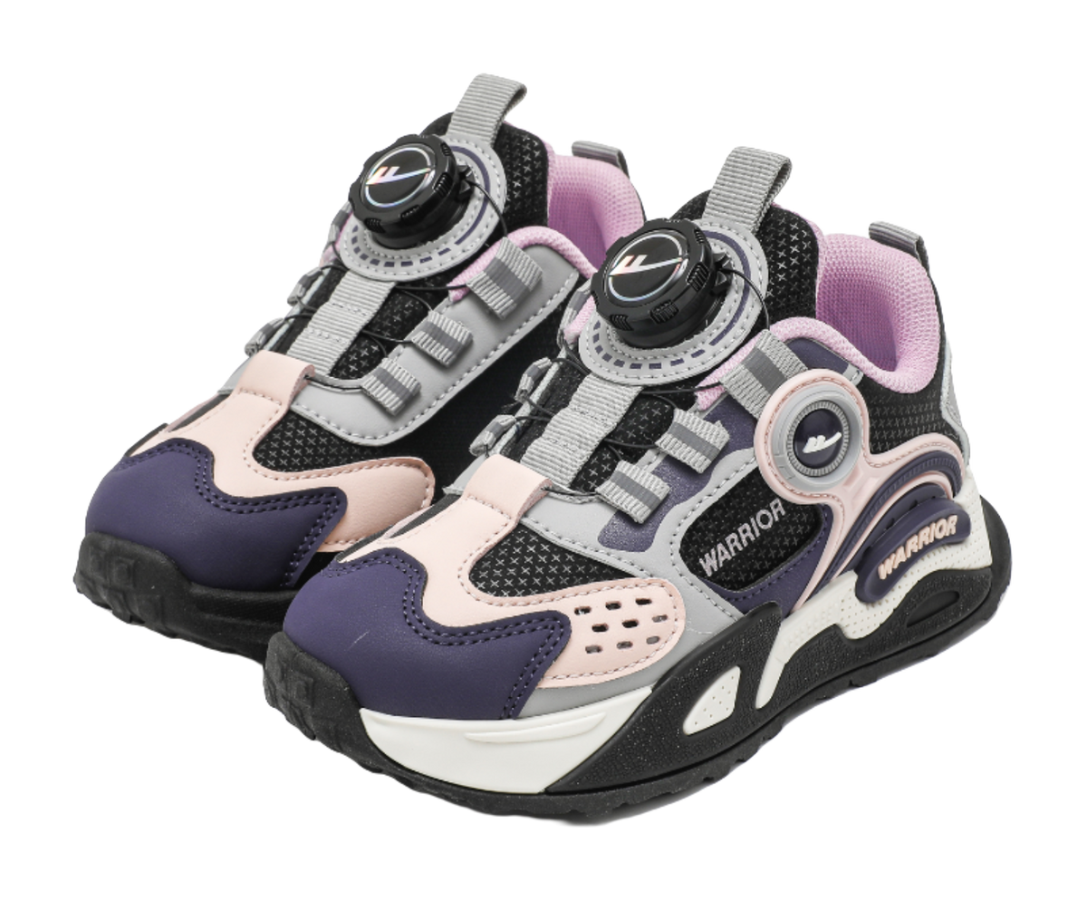 Warrior Warrior Boys' Sports Shoes Synthetic Leather Comfortable, Versatile, Lightweight, Shock Absorbed, Low cut Girls' Casual Shoes for Children  VJSNEAKER