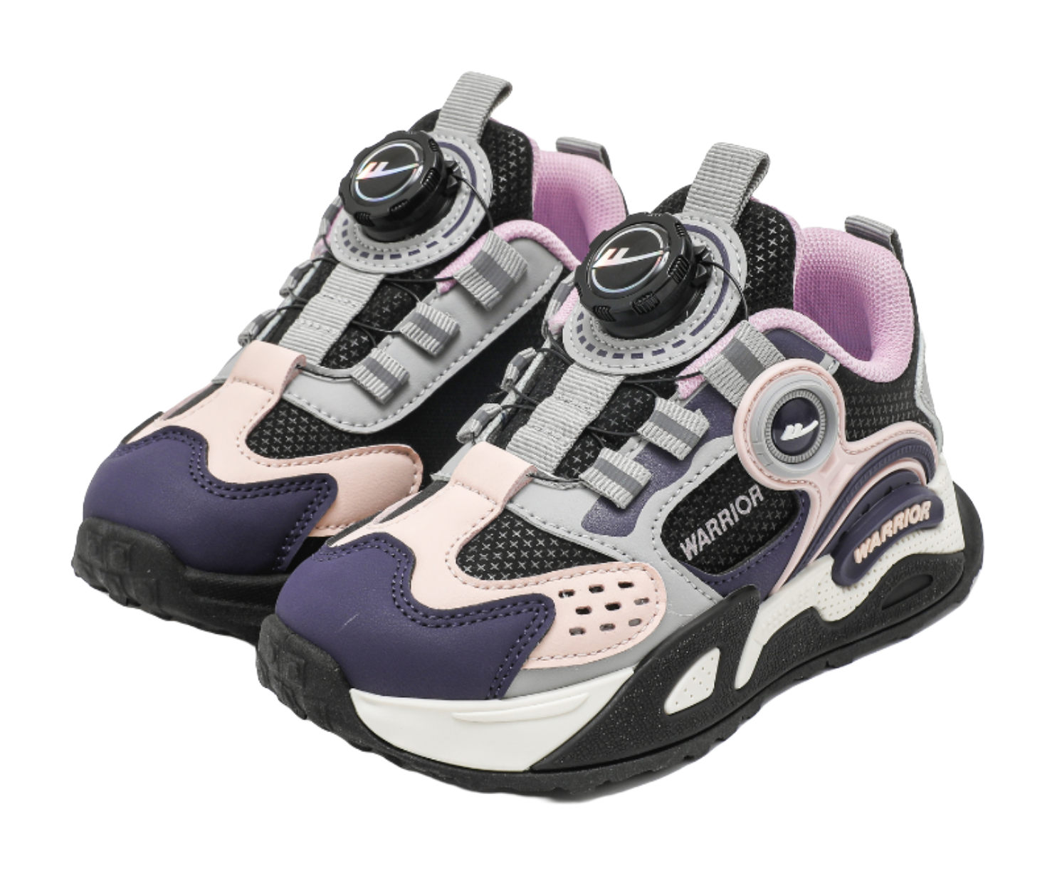 Warrior Warrior Boys' Sports Shoes Synthetic Leather Comfortable, Versatile, Lightweight, Shock Absorbed, Low cut Girls' Casual Shoes for Children  VJSNEAKER