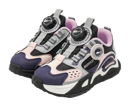 Warrior Warrior Boys' Sports Shoes Synthetic Leather Comfortable, Versatile, Lightweight, Shock Absorbed, Low cut Girls' Casual Shoes for Children  VJSNEAKER