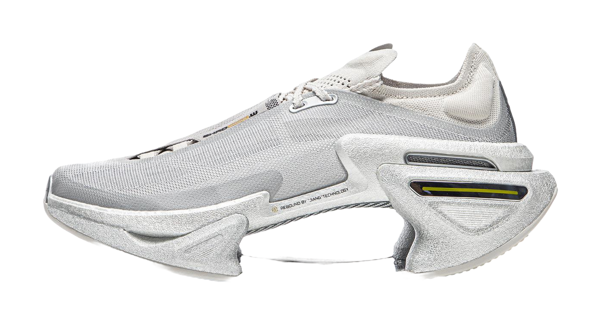 Li Ning Shadow 3.0 Fabric Low top BOOM Technology Long Distance Running Sprint Running Shoes Unisex Silver  VJsneaker