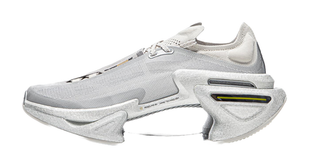 Li Ning Shadow 3.0 Fabric Low top BOOM Technology Long Distance Running Sprint Running Shoes Unisex Silver  VJsneaker