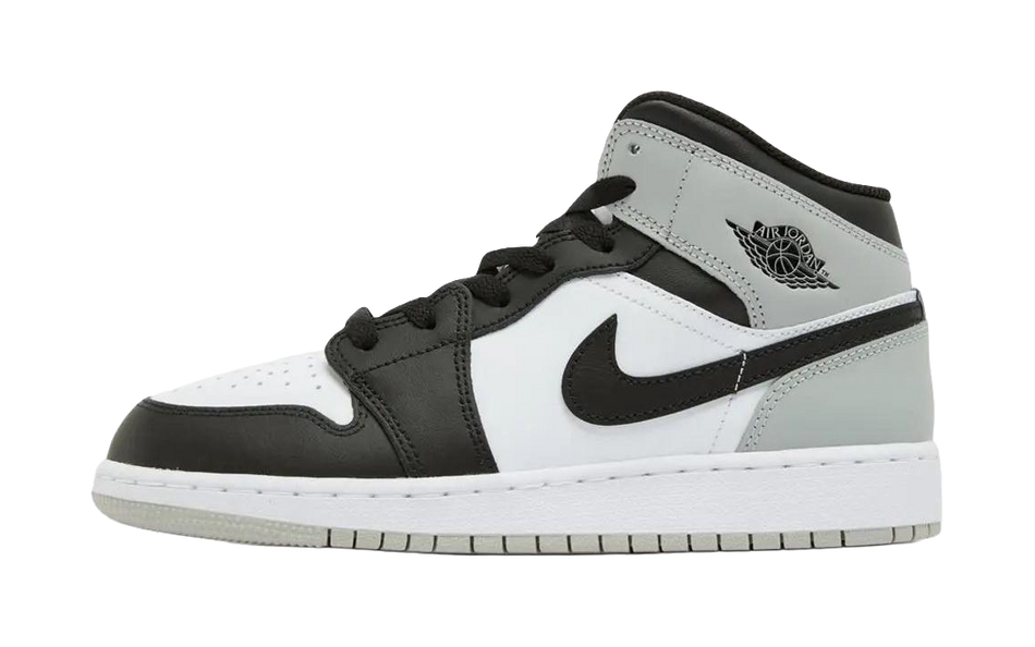 Jordan Air Jordan 1 Abrasion Resistant Mid top Childrens Basketball Shoes Black White Teenagers  VJSNEAKER