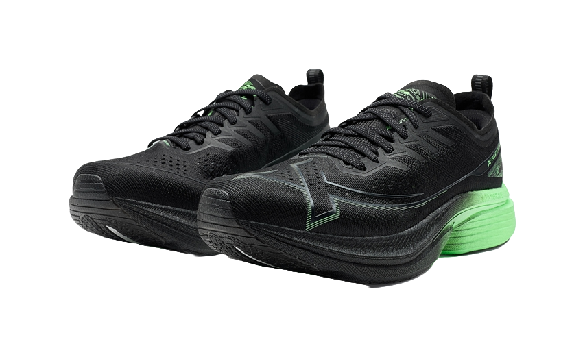 XTEP Cushioning Rebound Support Wear-Resistant Slip-Resistant Low-Top Training Running Shoes Men's Aurora Night Shadow 