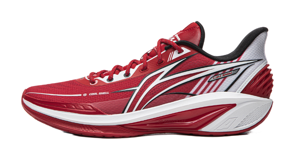 Li-Ning Light Speed 4 "Adrenaline" ABPW011-2 - Basketball Shoe Unisex Red White Black