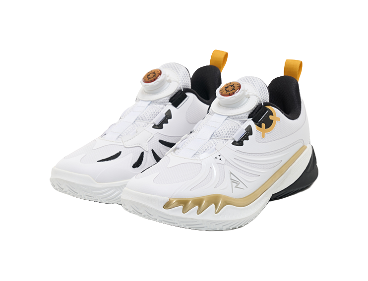 RigoreR Reeves Series Reeves Third Generation AR3Hitman Student Training Practical Sports Shoes with Shocking Technology, Shock Absorbent, Wear resistant, Anti slip, Low cut Basketball Shoes for Children  VJSNEAKER