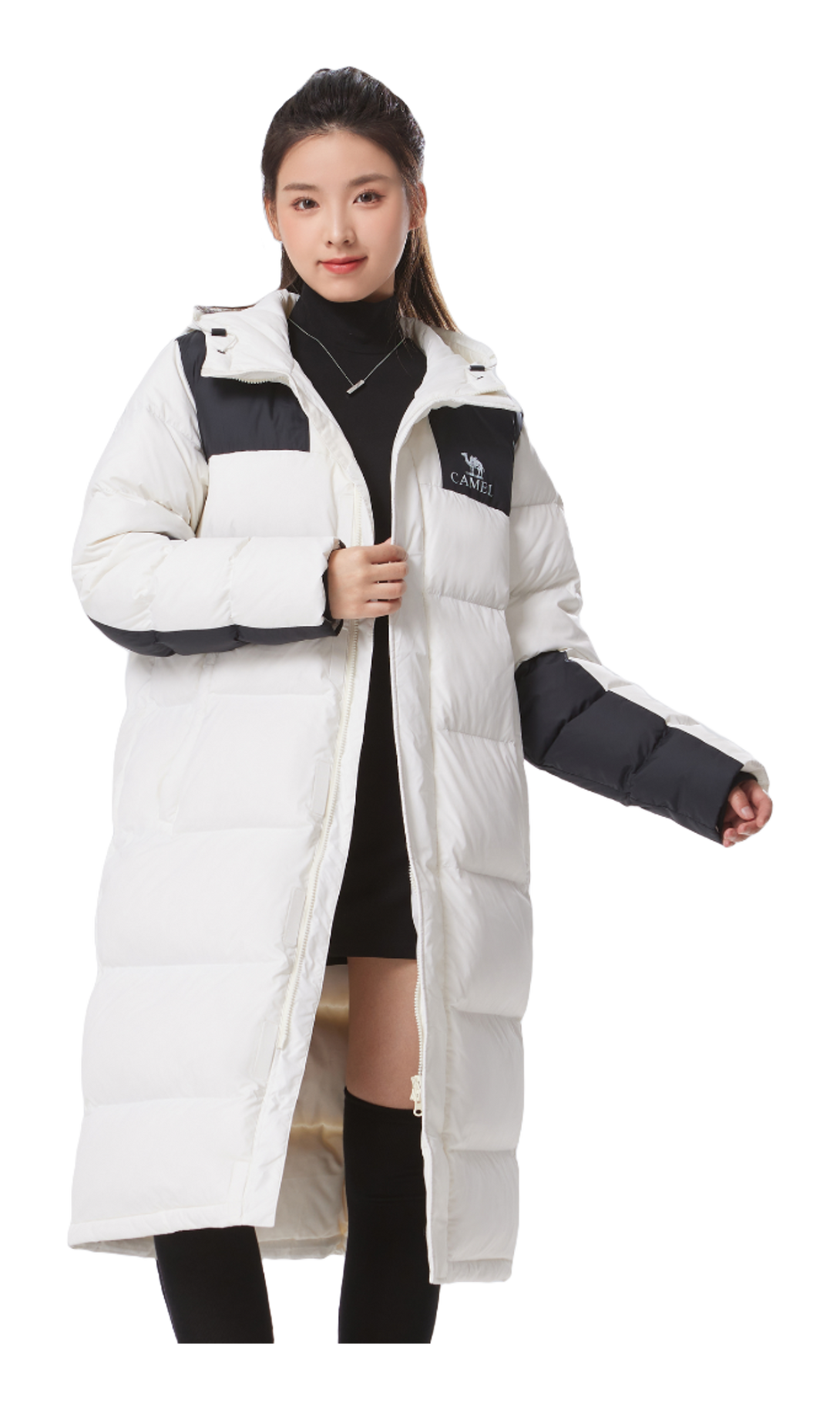 CAMEL Warm Fleece Series Down Jacket Unisex  VJ SNEAKER