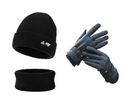 Pick RIGHT series autumn and winter, with thickened velvet lining, warm and windproof locking, suitable for cycling sports without tying the head. Polyester (polyester fiber) wool cap for both men and women, suitable for couples  VJSNEAKER