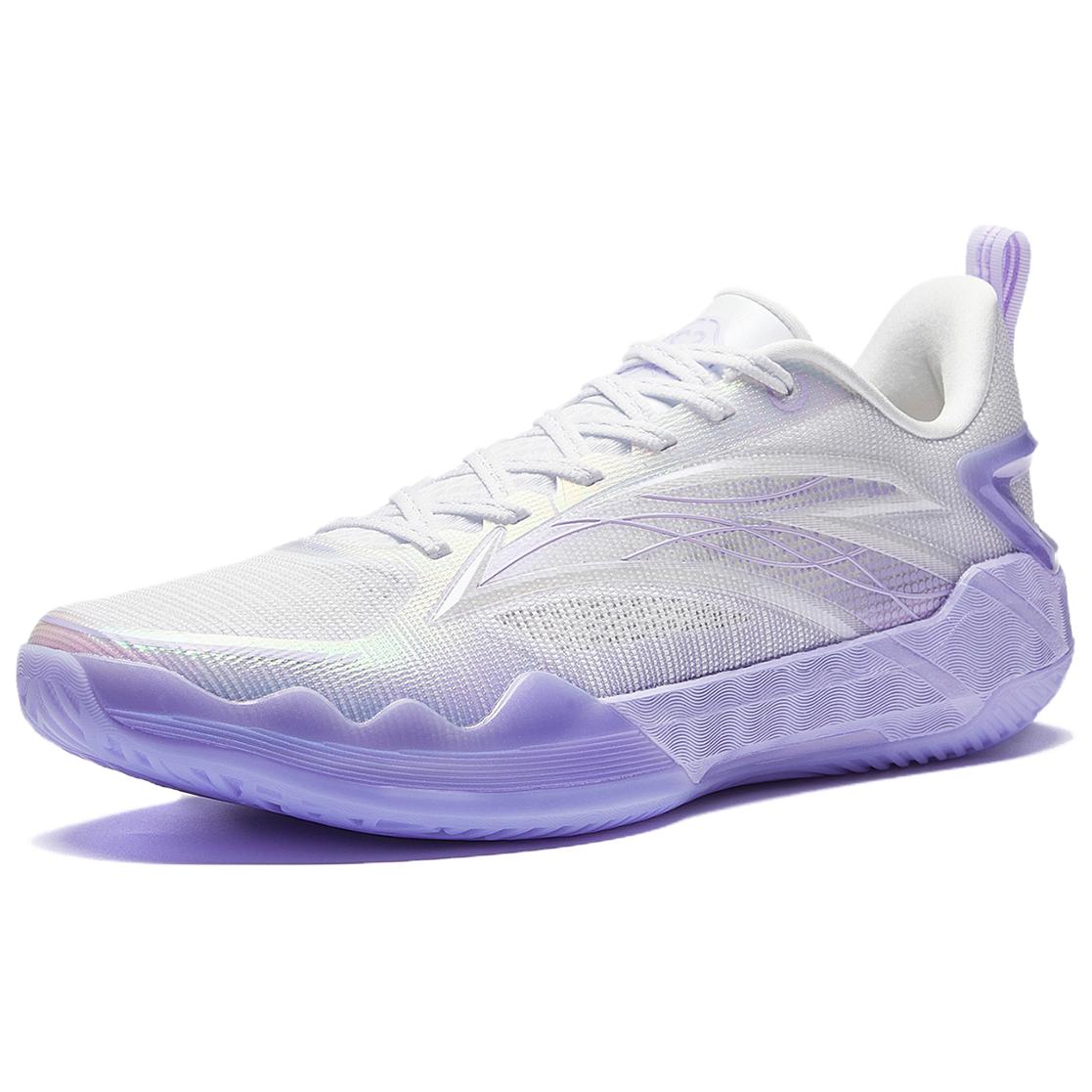 Anta Splash 8 "Lavender" 912621615-5 - Basketball Shoes Men White/Purple