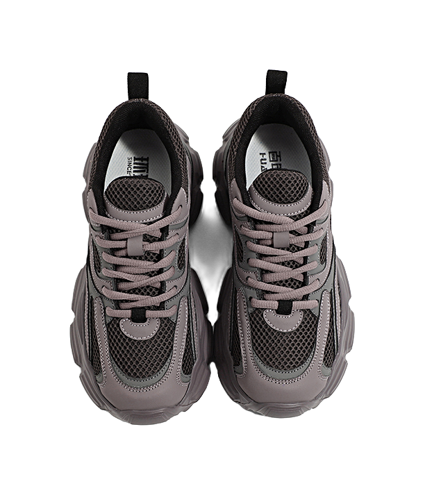 HUANQIU Cushioning, Slip Resistant, Abrasion Resistant, Breathable, Balance Low top Chunky Sneakers Women's 