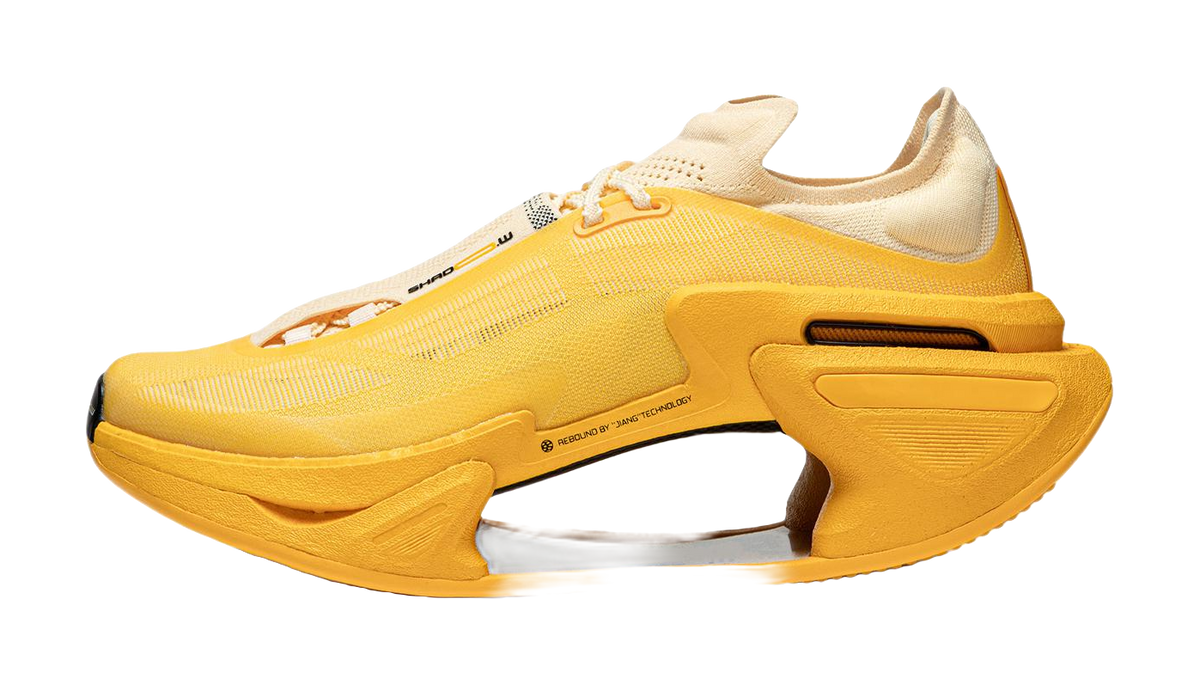 Li Ning Shadow 3.0 Fabric Low top BOOM Technology Marathon Long Distance Running Sprint Running Shoes Unisex Yellow  VJsneaker