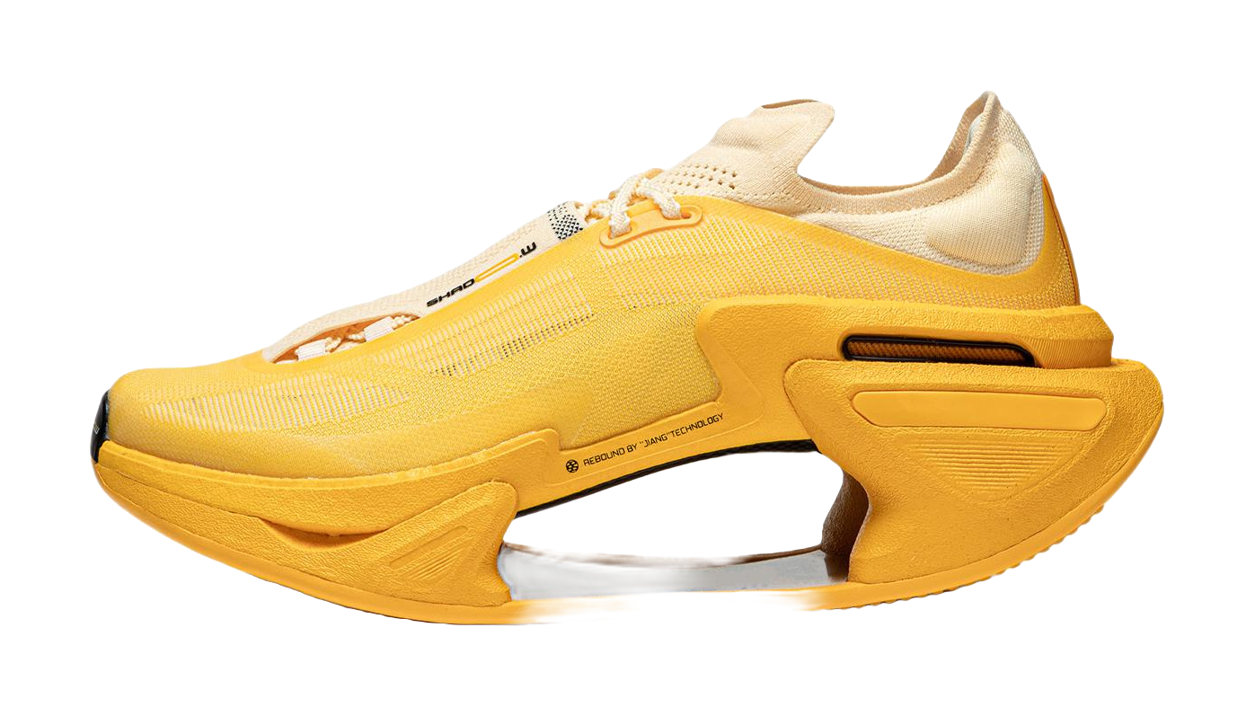 Li Ning Shadow 3.0 Fabric Low top BOOM Technology Marathon Long Distance Running Sprint Running Shoes Unisex Yellow  VJsneaker