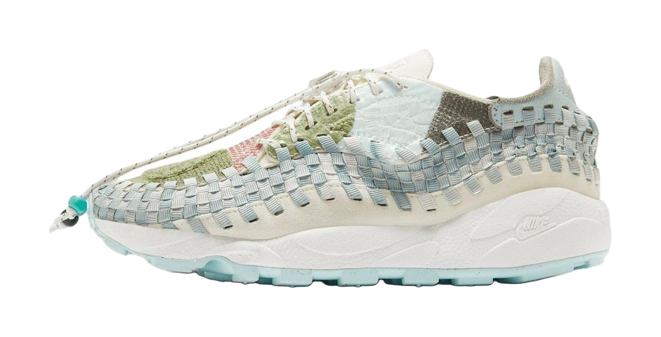 Nike Air Footscape Slip Resistant Abrasion Resistant Low top Casual Shoes Womens White  vjsneaker.com