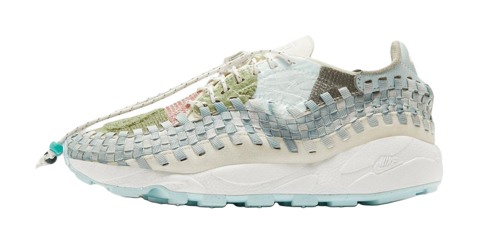 Nike Air Footscape Slip Resistant Abrasion Resistant Low top Casual Shoes Womens White  vjsneaker.com