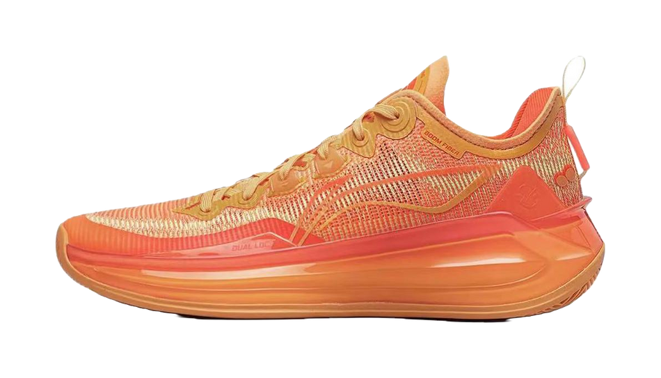 LiNing Liren 3 V2 Evening Glow Lightweight Rebound Low top Basketball Shoes Mens Orange  VJSNEAKER