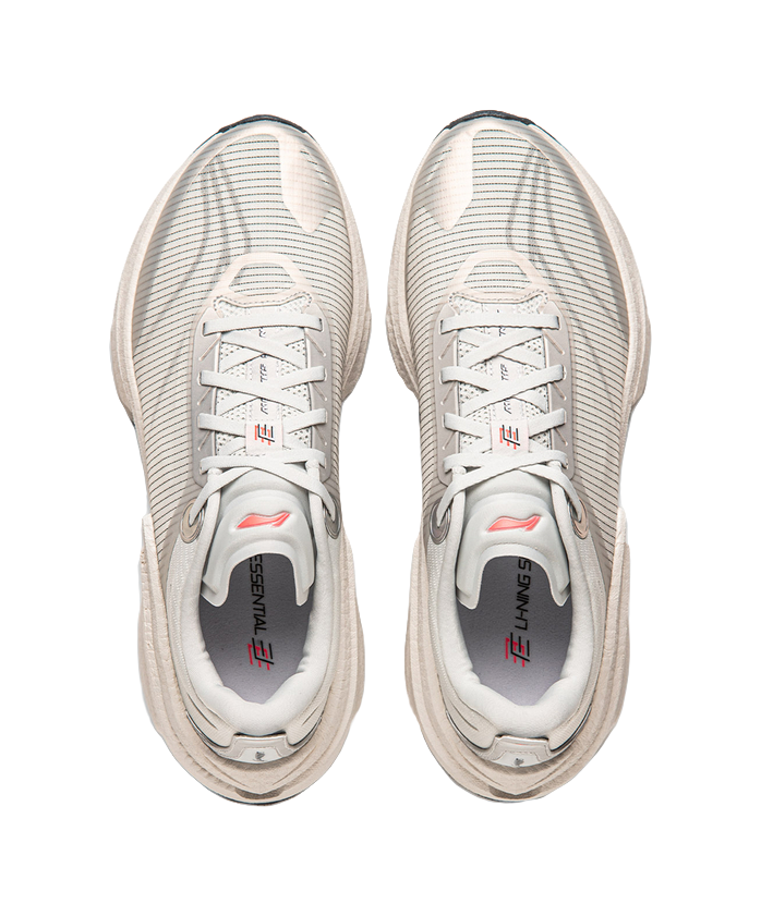 Li Ning Shadow 3 Essential Cushioning Support Rebound Low top Training Racing Running Shoes Mens Gray Black  VJsneaker