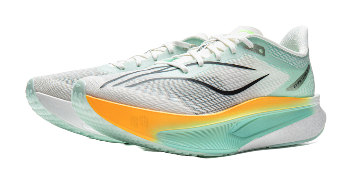 Li-Ning Feidian 6 Challenger "White Green" ARMW003-4 - Running Shoe Unisex White Green