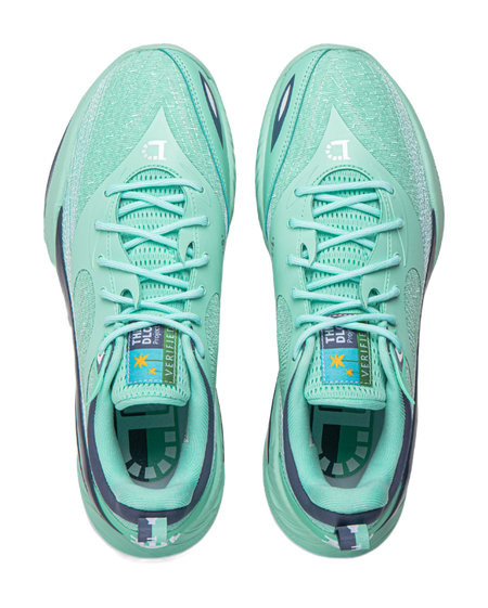 Li Ning DLO2 Low top Basketball Shoes Unisex Celadon Turquoise