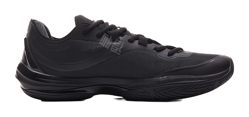 PEAK Lightness 3.0 Cushioning Slip Resistant Low Top Basketball Shoes Mens All Black  VJSNEAKER