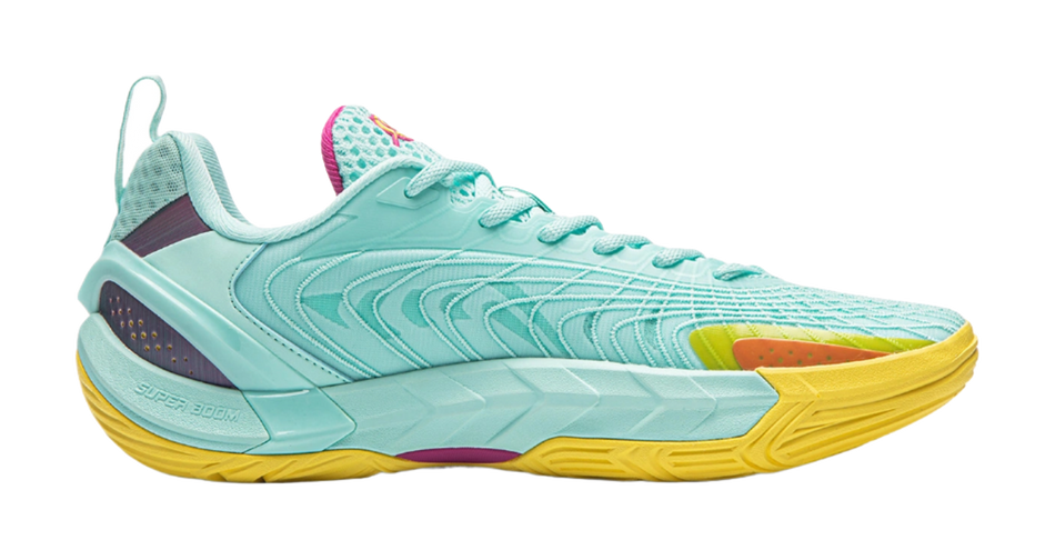 Li-Ning BADFIVE Guerrilla 2 V2 "Island Blue" ABFW021-5 - Outdoor Basketball Shoe Unisex Blue Yellow