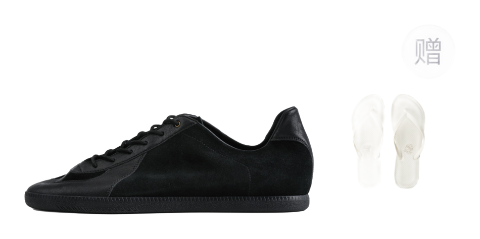 Black suede low-top lace-up shoes with included light insoles