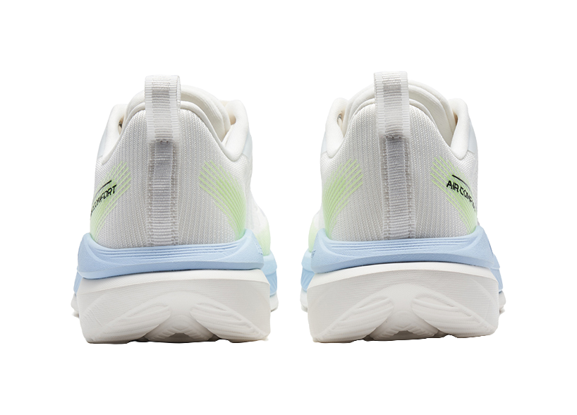 XTEP Cloud DC Cushioned Slip Resistant Abrasion Resistant Low Top Casual Running Shoes Men's Neon Pink Green 