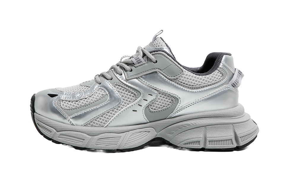 HUANQIU Shock Absorbers Slip Resistant Abrasion Resistant Breathable Chunky Sneakers Women's 