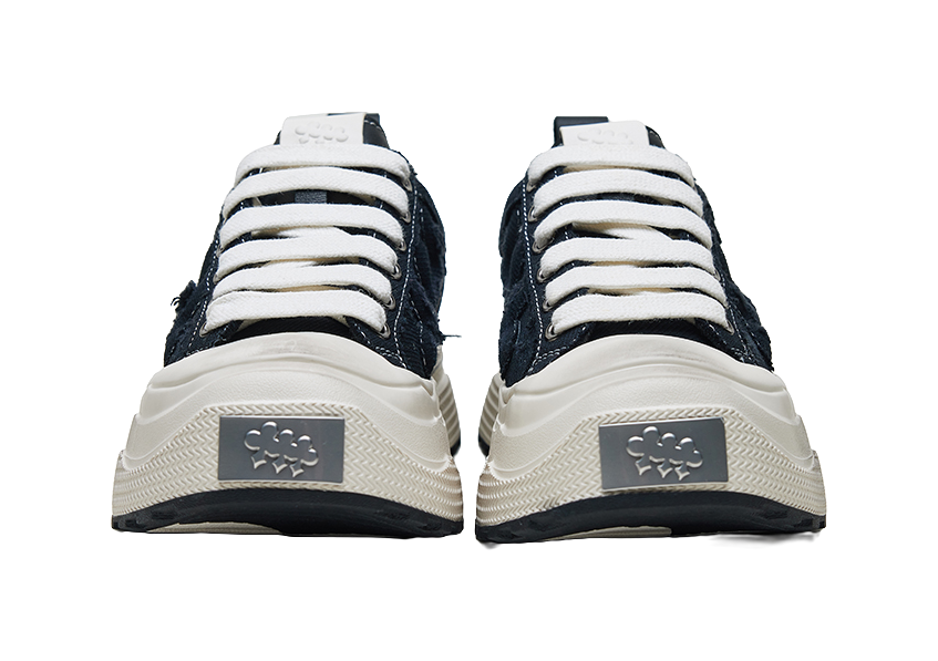 SHOOT BRAND Reprise Slip Resistant Abrasion Resistant Low top Canvas Shoes Unisex Black 