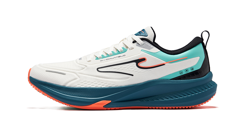 Erke Tissot 4 Running Shoes Men's Low top Microcrystal White Jade Green 