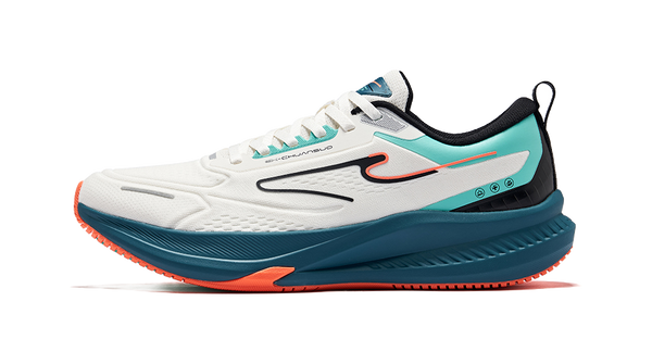 Erke Tissot 4 Running Shoes Men's Low top Microcrystal White Jade Green 