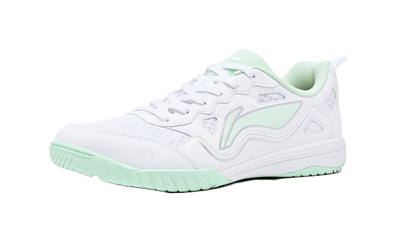Li-Ning Eagle Eye 3.0 ESS "Po Lang" APPV011-2 - Table Tennis Shoe Unisex Standard White/Sky Blue Green