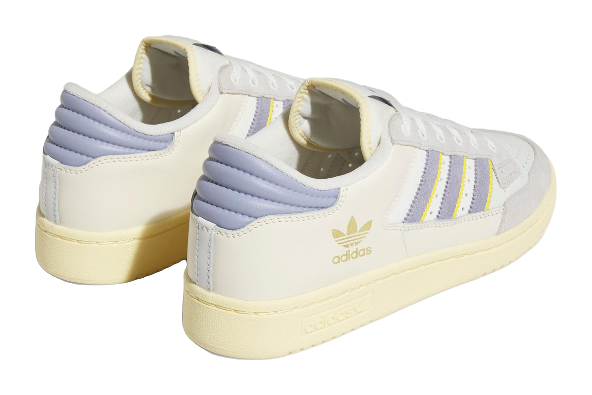 Adidas Centennial 85 Low Crystal White Silver Violet  vjsneaker.com