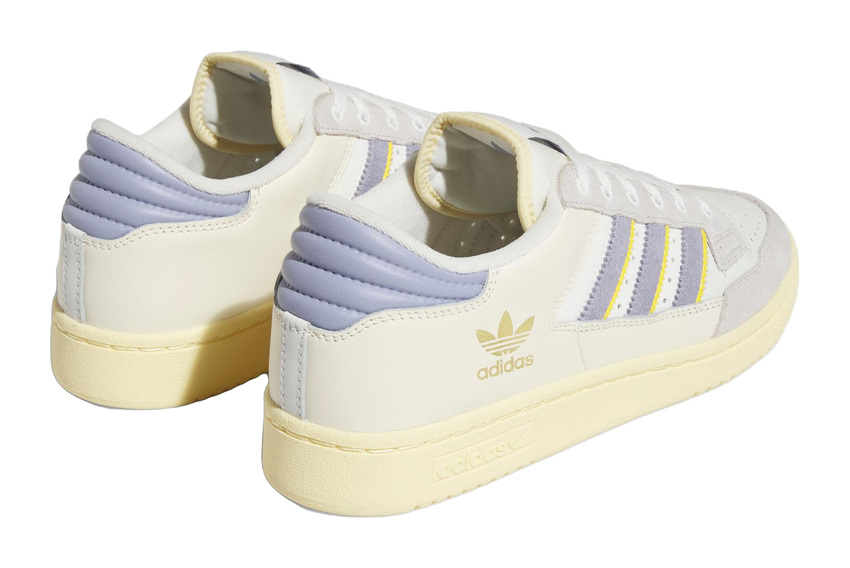 Adidas Centennial 85 Low Crystal White Silver Violet  vjsneaker.com