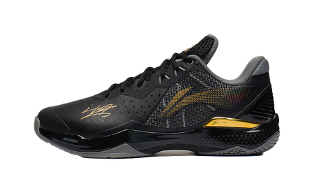 Li-Ning LieTing (Thunder) CL "Black Gold" AYAS034-1 - Chen Long Badminton Shoe Unisex Black
