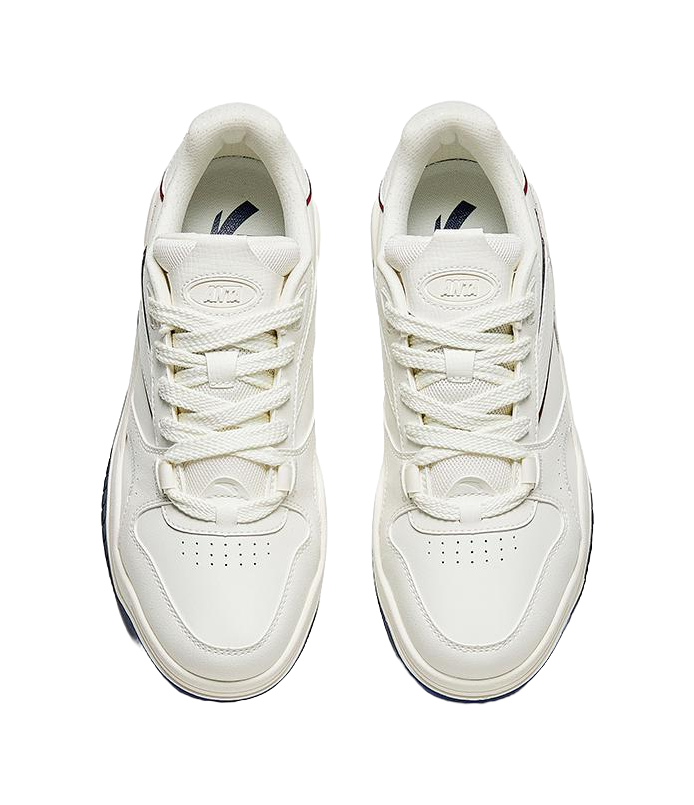 Anta Wave 3 Breathable Low top Skateboard Shoes Men's White Blue 