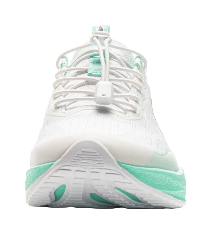 LINING YOUNG Running Rebound And Breathable Low Top Kids' Running Shoes White Green Teenagers 