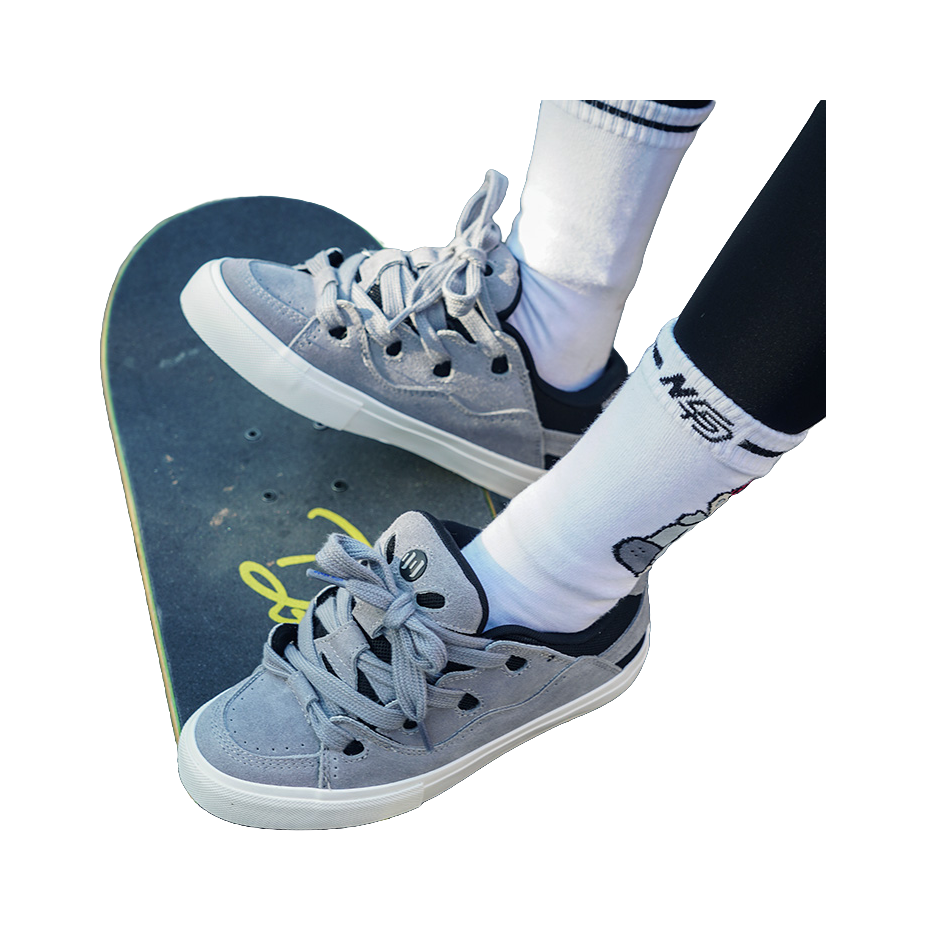 Ollieskate Low top Skateboard Shoes Unisex Dark Gray 