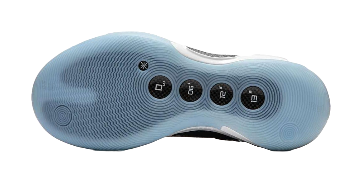 LiNing WOW 10 Cushioning, Wear Resistant Low top Basketball Shoes Mens Black White Blue  VJSNEAKER